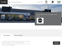 Tablet Screenshot of garagedesmet.be